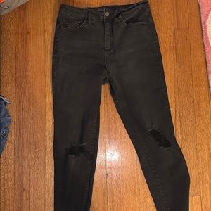 Wild fable ripped black skinny jeans